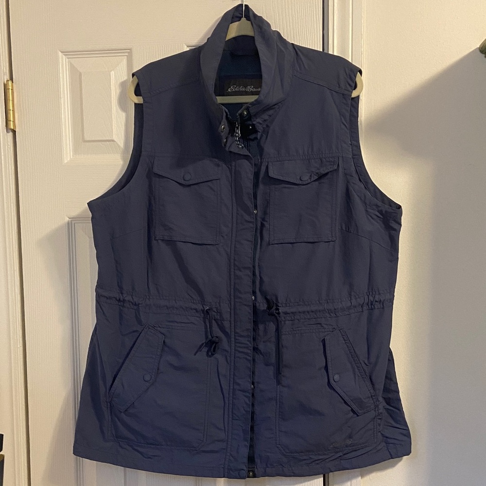 Eddie Bauer Navy Outdoor Vest